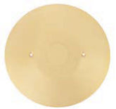 Hubbell FF2BRS FRPT Low Voltage Large Capacity Brass Finished Aluminum Cover